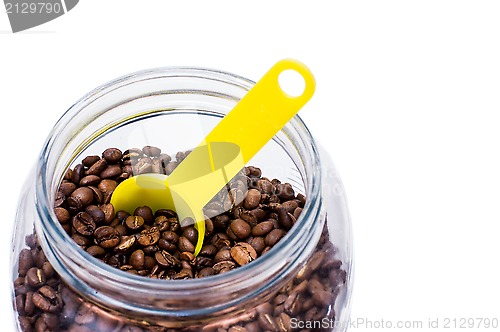 Image of Coffee Beans In A Jar