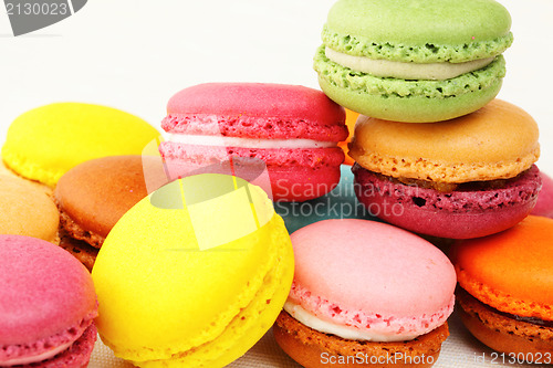 Image of colorful macarons