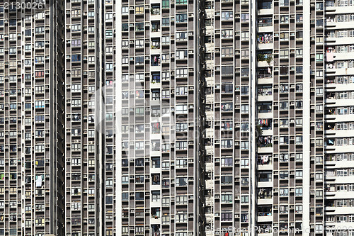 Image of public apartment block in Hong Kong