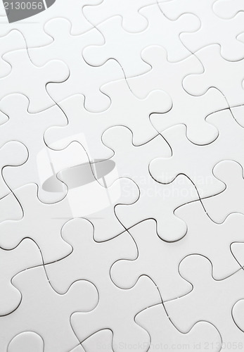 Image of white jigsaw puzzle