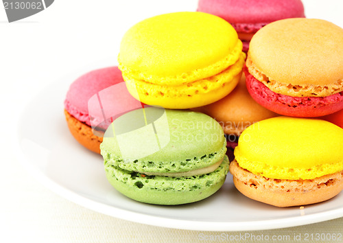 Image of colorful macarons