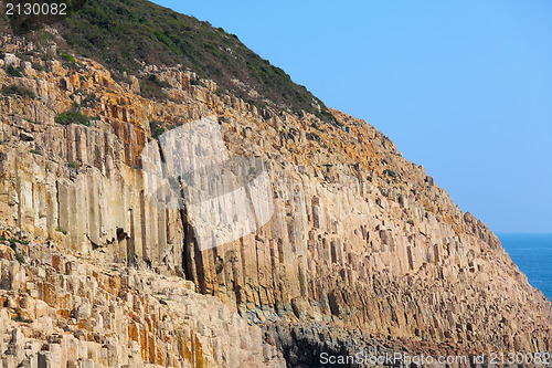 Image of Hong Kong Geo Park , hexagonal column