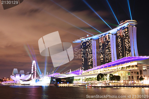 Image of Singapore city skyline