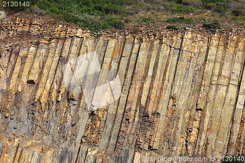 Image of Hong Kong Geographical Park , hexagonal column 