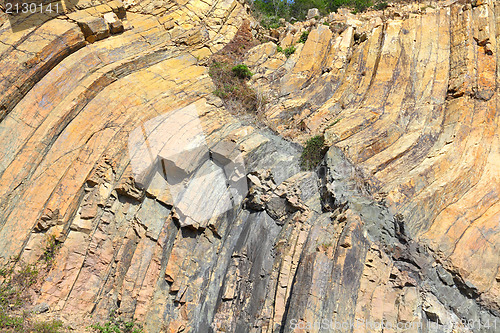 Image of Hong Kong Geographical Park , hexagonal column 