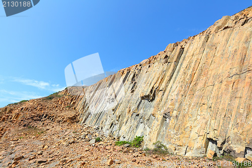 Image of Hong Kong Geographical Park , hexagonal column 