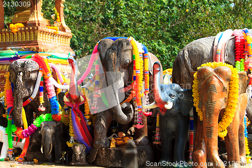 Image of Elephants at the Phuket lighthouse