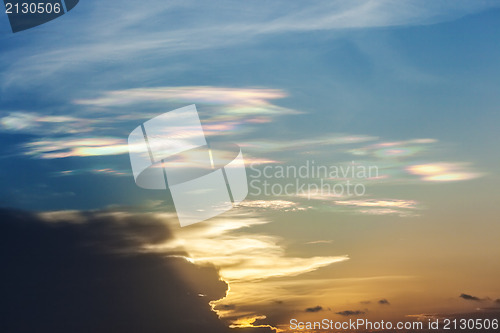 Image of multi color cloud