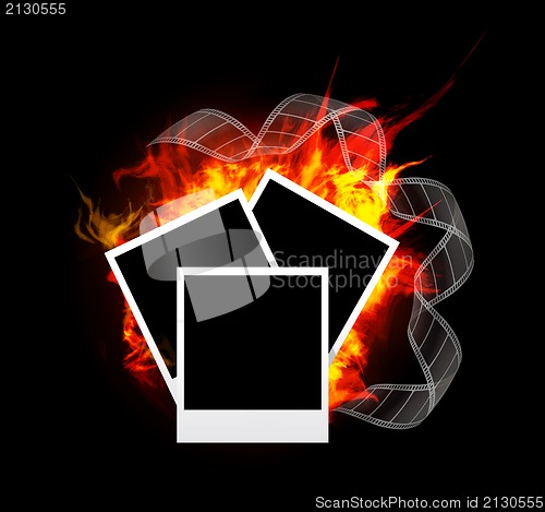 Image of Burning photo frame