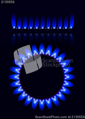 Image of Natural gas flame