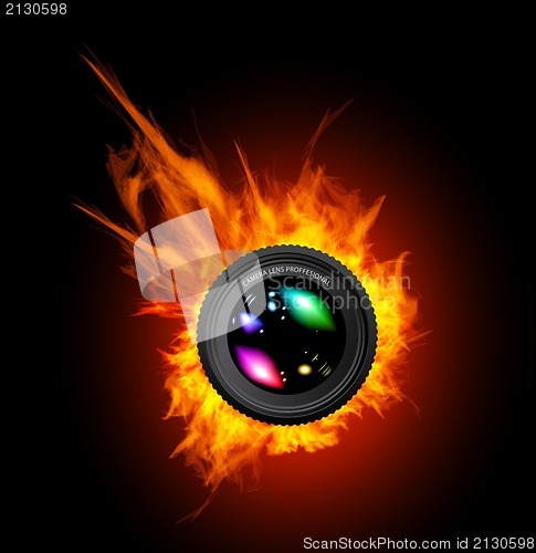 Image of Burning the camera lens