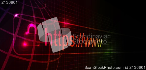 Image of https protected web page