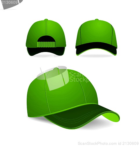 Image of Green cap (baseball cap)