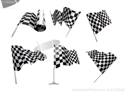 Image of Checkered Flags set