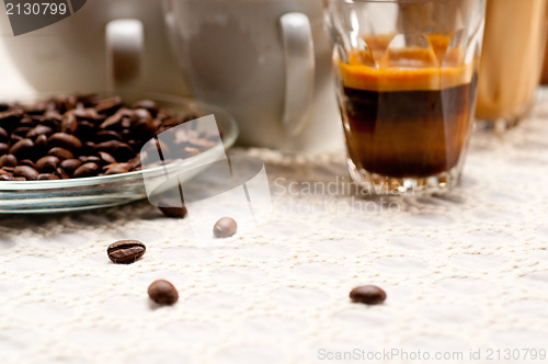 Image of selection of different coffee type