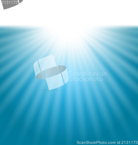 Image of Abstract background with sunbeam