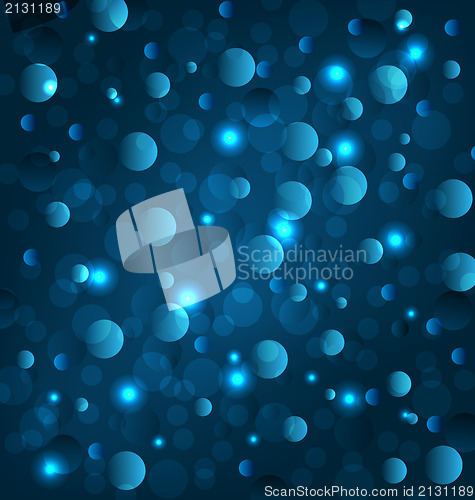 Image of Abstract dusk background with bokeh effect