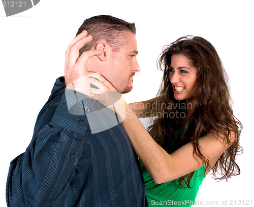 Image of Fighting couple