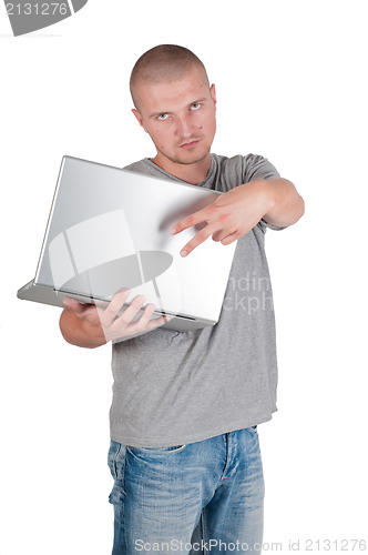 Image of Man with notebook