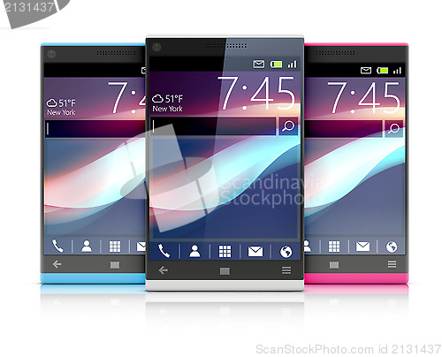 Image of Glossy modern cellphone