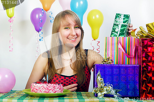 Image of Happy Birthday young girl