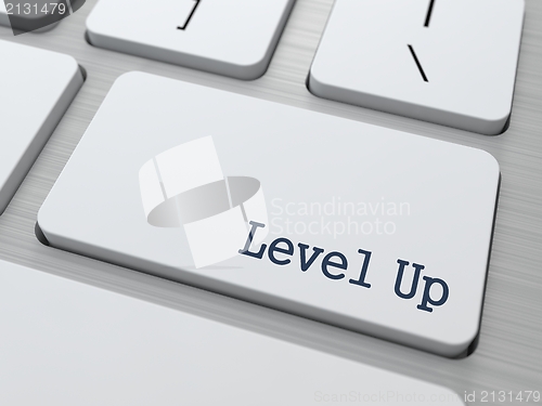 Image of Level Up Button.