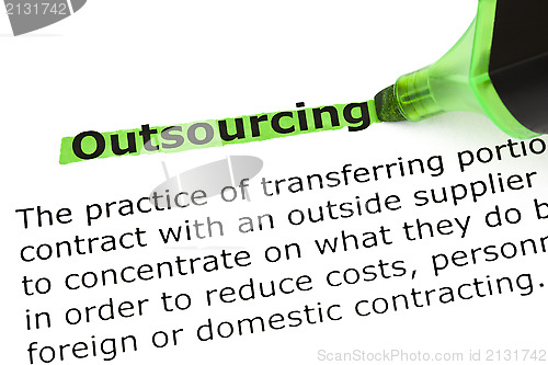 Image of Outsourcing Definition