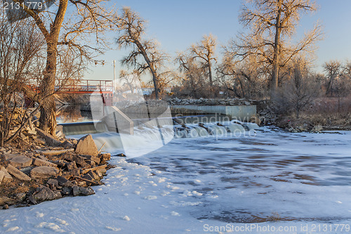 Image of river dam