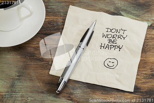 Image of Don't worry be happy