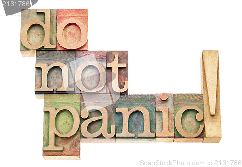 Image of do not panic