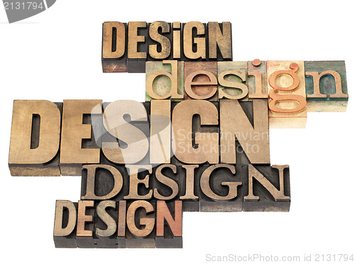 Image of design word abstract