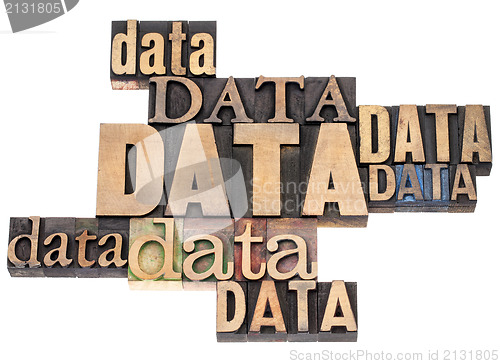 Image of data word abstract