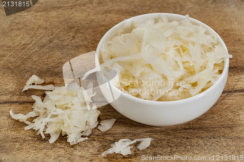 Image of bowl of sauerkraut