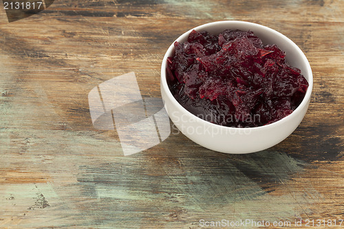 Image of cranberry sauce