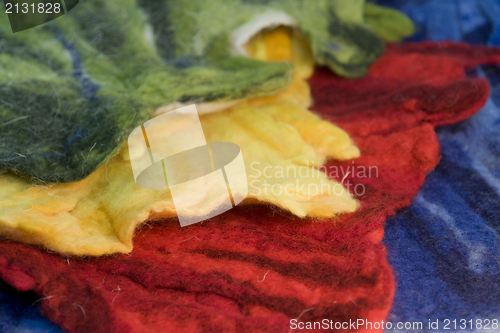 Image of colorful felt