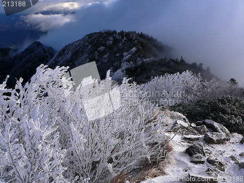 Image of early winter mountains