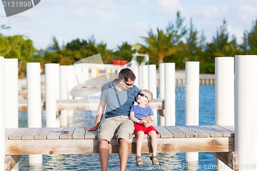 Image of father and his son together