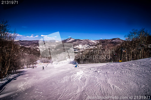 Image of at the ski resort