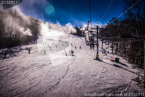 Image of at the ski resort