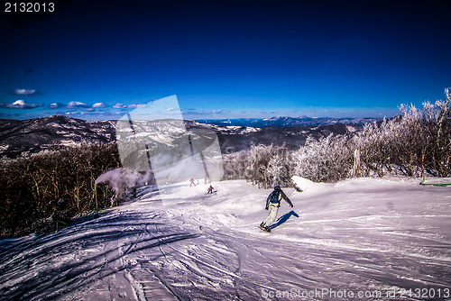 Image of at the ski resort