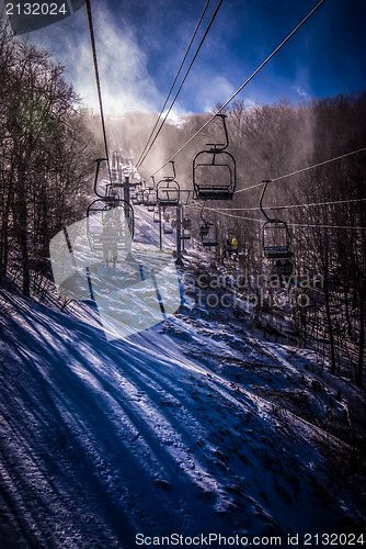 Image of at the ski resort