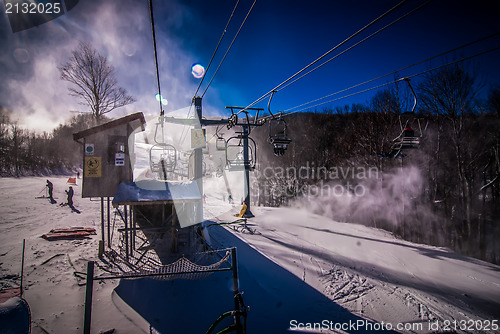 Image of at the ski resort