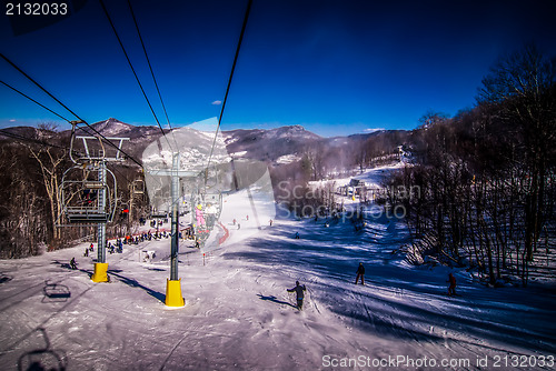 Image of at the ski resort