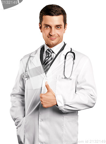 Image of Doctor Man With Stethoscope