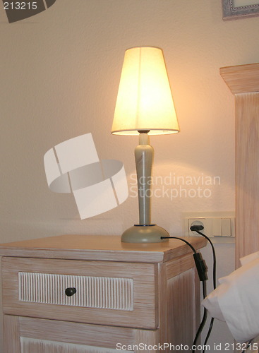 Image of bedside lamp