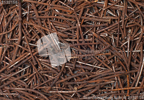 Image of Rusty nails.