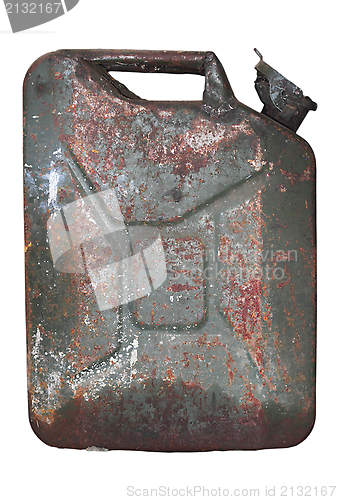 Image of rusty gasoline canister