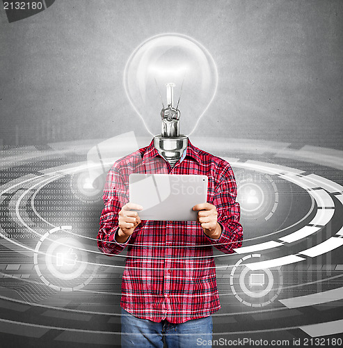 Image of Lamp Head Man With Touch Pad