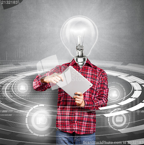 Image of Lamp Head Man With Touch Pad