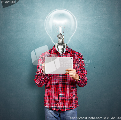 Image of Lamp Head Man With Touch Pad